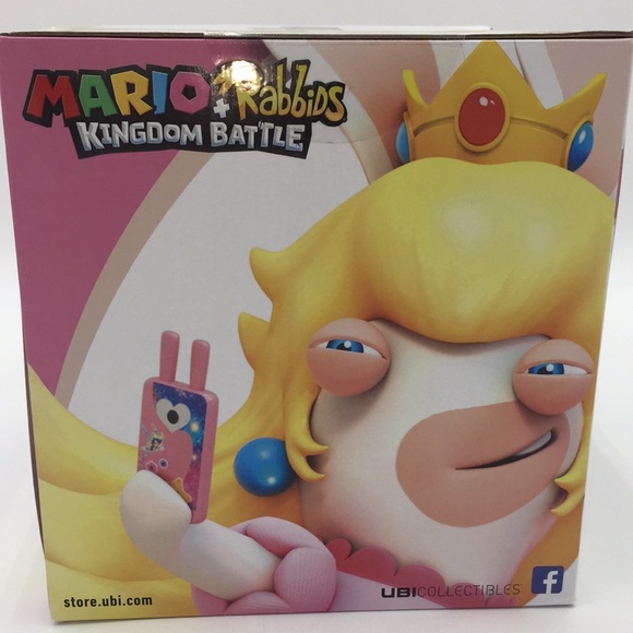 Nintendo Switch Mario Rabbids + Kingdom Battle Full Game + 6 inch Peach Figurine - Picture 8 of 14
